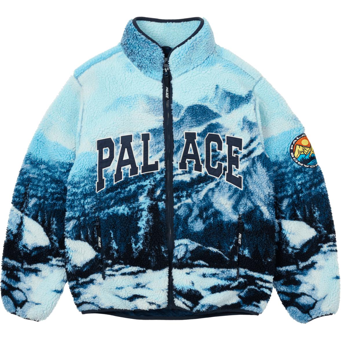 Order Chaqueta Unisex PALACE Holiday Appalachian Funnel Fleece Full-Zip Logo. P27JK118