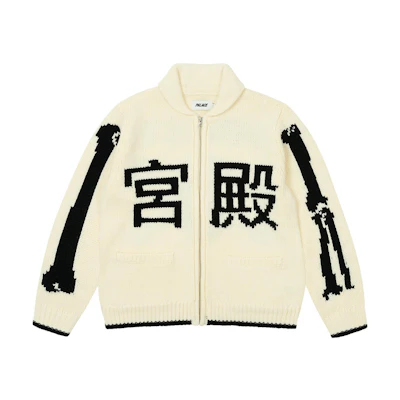 PALACE Holiday Text Skeleton Knit Sweater Unisex. P27KW045