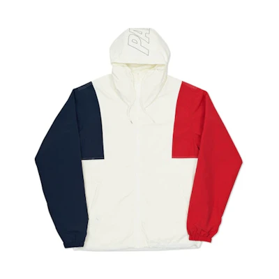 Palace Hooded Arms Shell Top White/Navy/Red