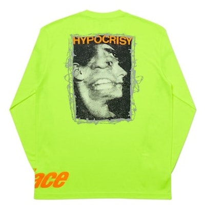 Palace Hypocrisy Longsleeve Fluro Yellow Order Palace Hypocrisy Longsleeve Fluro Yellow