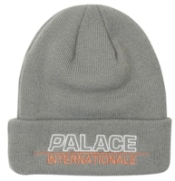 Palace Internationale Beanie Gray Palace Internationale Beanie Gray