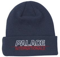 Palace Internationale Beanie Navy Palace Internationale Beanie Navy