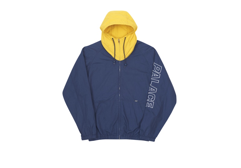 Palace Internationale Cotton Windbreaker Indigo/Yellow