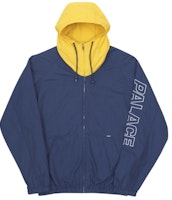 Palace Internationale Cotton Windbreaker Indigo/Yellow Palace Internationale Cotton Windbreaker Indigo/Yellow