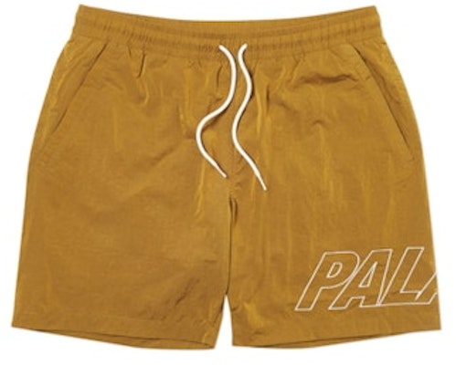Palace Iri-Decent Swimshorts Yellow Buy Palace Iri-Decent Swimshorts Yellow