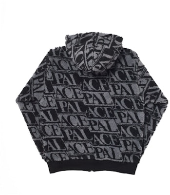 Palace J-Ard Fleece Jacket Black/Grey Order Palace J-Ard Fleece Jacket Black/Grey
