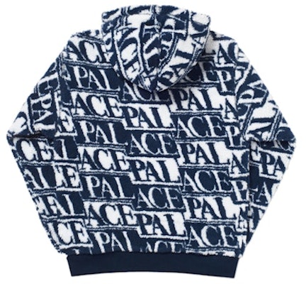 Palace J-Ard Fleece Jacket Navy/White Order Palace J-Ard Fleece Jacket Navy/White