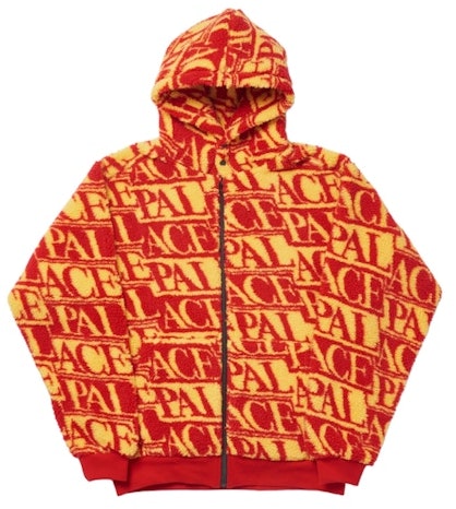 palace-j-ard-fleece-jacket-red-yellow