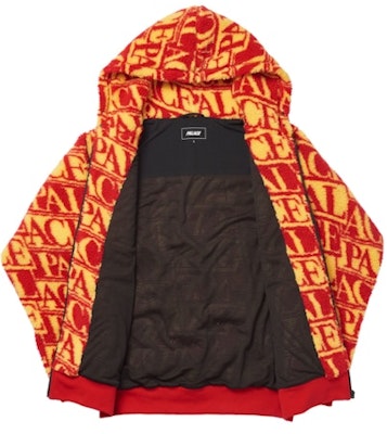 Palace J-Ard Fleece Jacket Red/Yellow Lookbook Palace J-Ard Fleece Jacket Red/Yellow