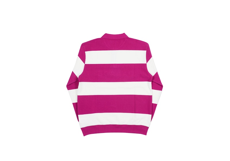 Order Palace J Stripe Crew Pink/White