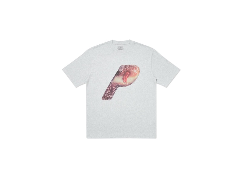 Palace Jam Fam T-Shirt Grey Marl