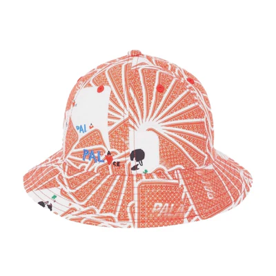 Palace JCDC Cards Bucket Hat Red