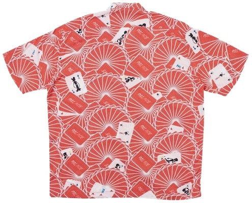 Palace JCDC Cards Shirt Red Order Palace JCDC Cards Shirt Red