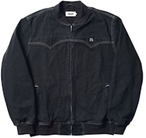 Palace Jeans Bomber Black Stone Wash Palace Jeans Bomber Black Stone Wash