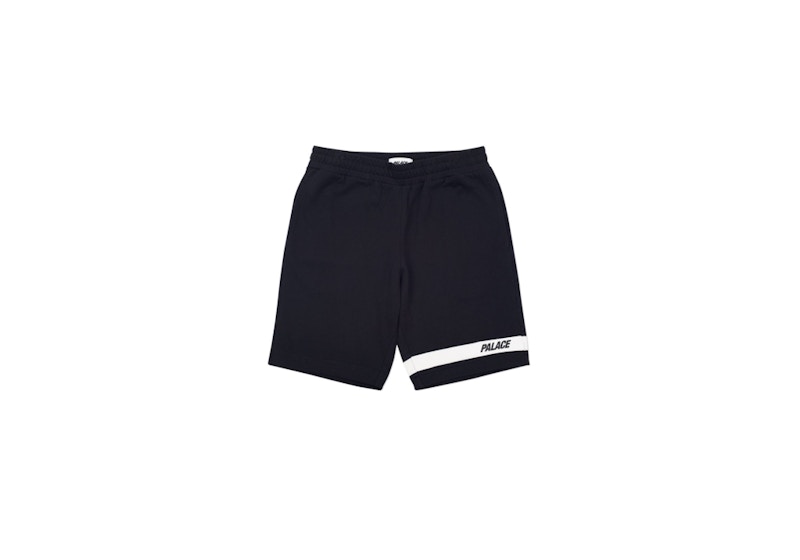 Palace Jersey Drill Shorts Black/White