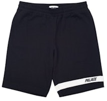 Palace Jersey Drill Shorts Black/White Palace Jersey Drill Shorts Black/White