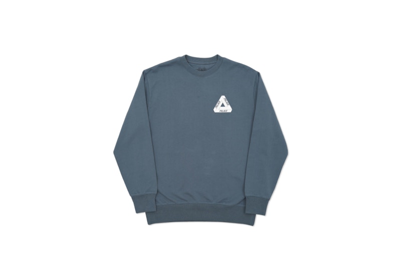 Palace Jkr Crew Grey/White/Green