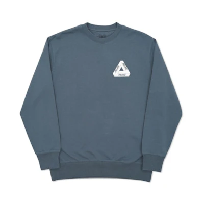 Palace Jkr Crew Grey/White/Green