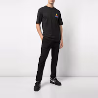 Shop PALACE Jobsworth 黑色T恤 苹果创意印花 男女通用 P16TS048