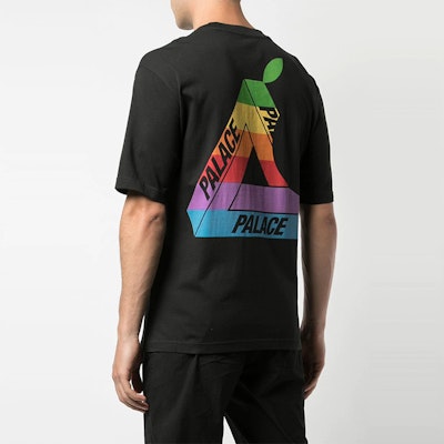 PALACE ジョブスワース ブラック Tシャツ クリエイティブ アップル デザイン ユニセックス P16TS048 Details for PALACE ジョブスワース ブラック Tシャツ クリエイティブ アップル デザイン ユニセックス P16TS048