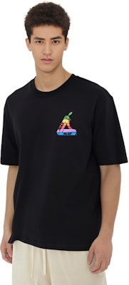 PALACE ジョブスワース ブラック Tシャツ クリエイティブ アップル デザイン ユニセックス P16TS048 Sizing PALACE ジョブスワース ブラック Tシャツ クリエイティブ アップル デザイン ユニセックス P16TS048
