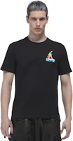 Cheap PALACE Jobsworth 黑色T恤 苹果创意印花 男女通用 P16TS048