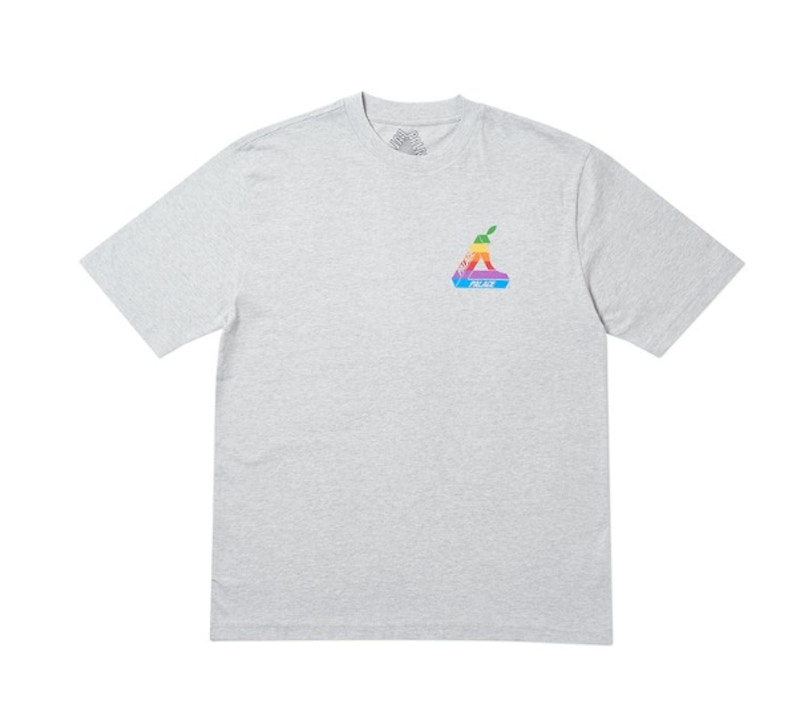 Palace Jobsworth T-Shirt Grey Marl