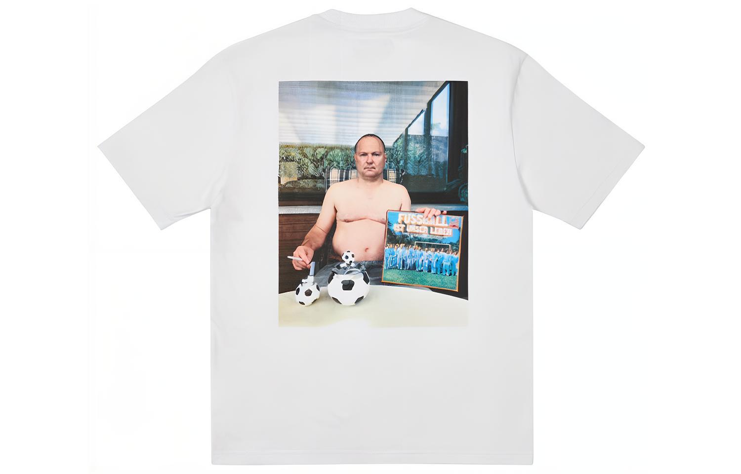 Order パレス ユルゲンテラー グラフィックTシャツ ユニセックス ホワイト P19TS304