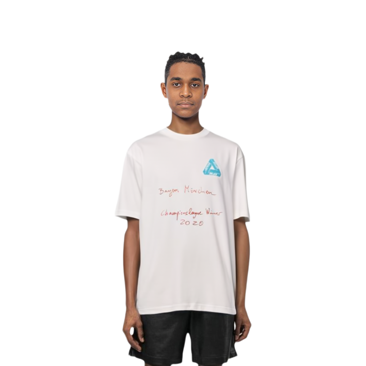 Details for パレス ユルゲンテラー グラフィックTシャツ ユニセックス ホワイト P19TS304