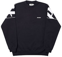 Palace Jumbo Drop Crew Black Palace Jumbo Drop Crew Black