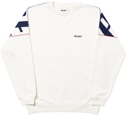 Palace Jumbo Drop Crew White Buy Palace Jumbo Drop Crew White