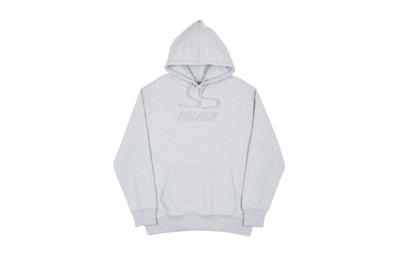 Palace Jumbo Ferg Hood Grey Marl