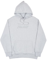 Palace Jumbo Ferg Hood Grey Marl Palace Jumbo Ferg Hood Grey Marl