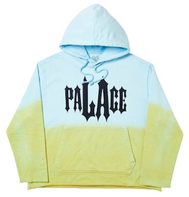 Palace LA Dye Hood Blue/Green Buy Palace LA Dye Hood Blue/Green