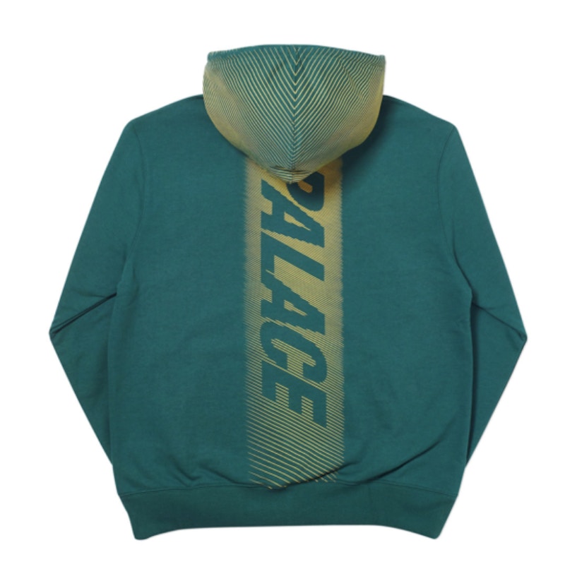 Palace Laser Lines Hood Dark Green 圖 2