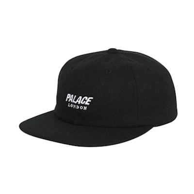 Palace Ldn 6-Panel Wool Black