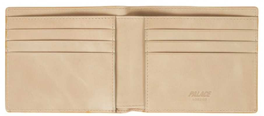 Palace Leather Billfold Wallet Yellow Order Palace Leather Billfold Wallet Yellow
