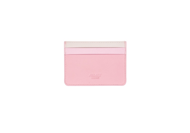 Palace Leather Card Holder Pink 圖 2