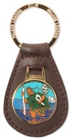 Palace Leather Keyring Brown Palace Leather Keyring Brown