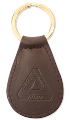Palace Leather Keyring Brown Order Palace Leather Keyring Brown