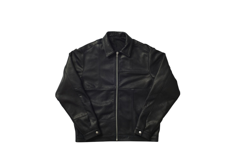 Palace Leather Panel Jacket Black