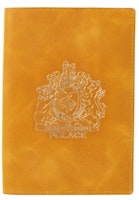 Palace Leather Passport Case Yellow