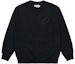 Lookbook 팔라스 레터 로고 크루넥 스웻셔츠 유니섹스 블랙 P20CS006