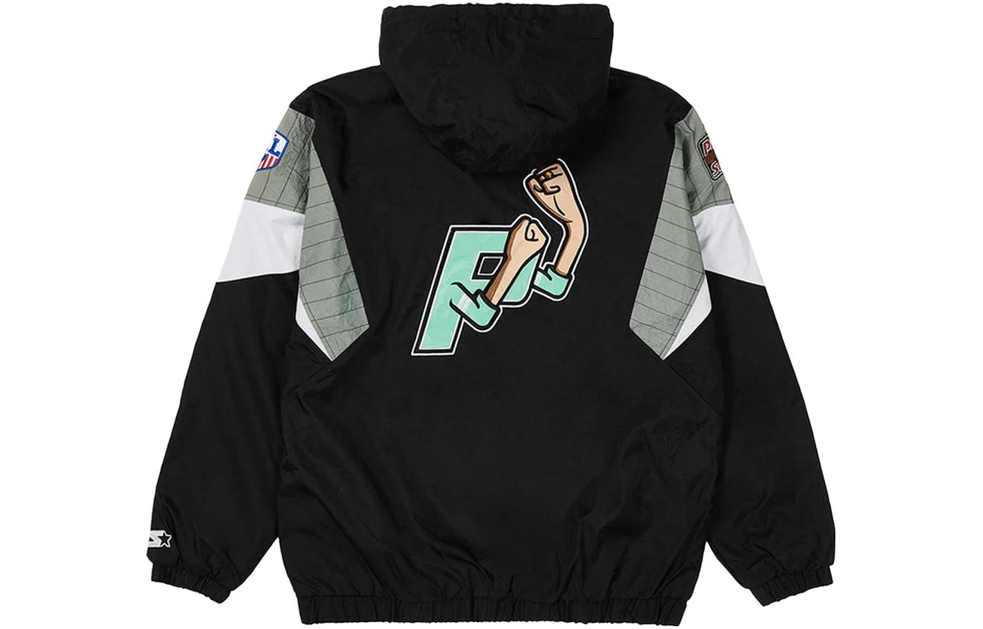 PALACE Letter Logo Print Black Hoodie Jacket  Long Sleeve P22STAJK001 圖 3