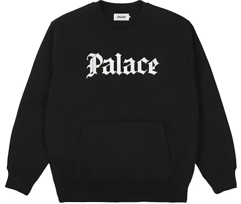 パレス レター ロゴ プリント クルーネック ルーズフィット スウェットシャツ ブラック P23CW058 Buy パレス レター ロゴ プリント クルーネック ルーズフィット スウェットシャツ ブラック P23CW058