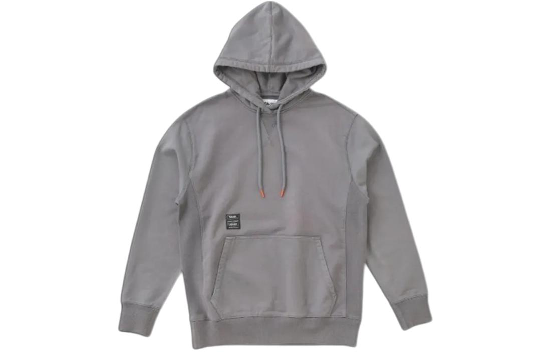 Palace Letter Print Loose Fit Hoodie Grey Long Sleeve Pullover P22HD188
