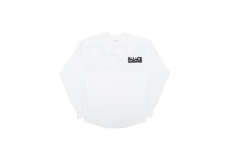 Palace Lightweight Crew White