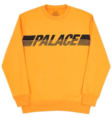 Palace Line Crew Orange/Black Buy Palace Line Crew Orange/Black
