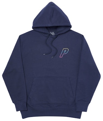 Palace Linear Triple Fade Hood Navy Buy Palace Linear Triple Fade Hood Navy