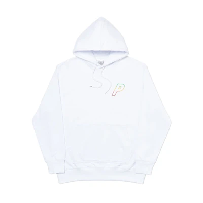 Palace Linear Triple Fade Hood White